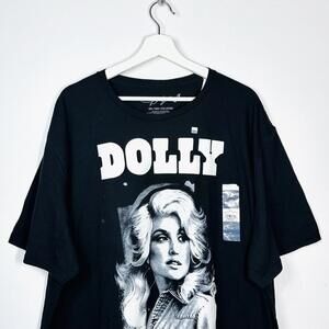 Dolly Parton Country Music Singer Men's Officially Licensed Portrait T-Shirt 3XL